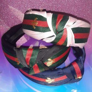 top knot bee headband